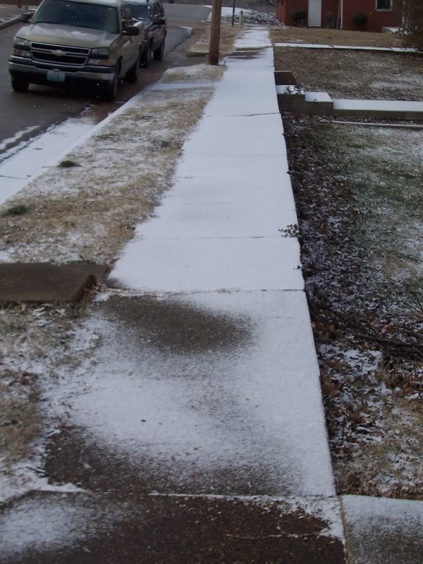 Icy, slippery walkways in Brookfield, WI