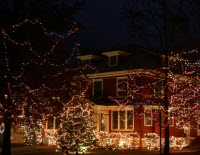 If you’d like a dramatic holiday lighting display without the time commitment, GMS has your home covered. We offer a large selection of outdoor decorating options, all with complete setup and takedown service.